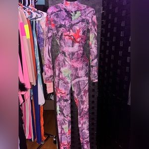 XL mesh 2 piece bodysuit and pants